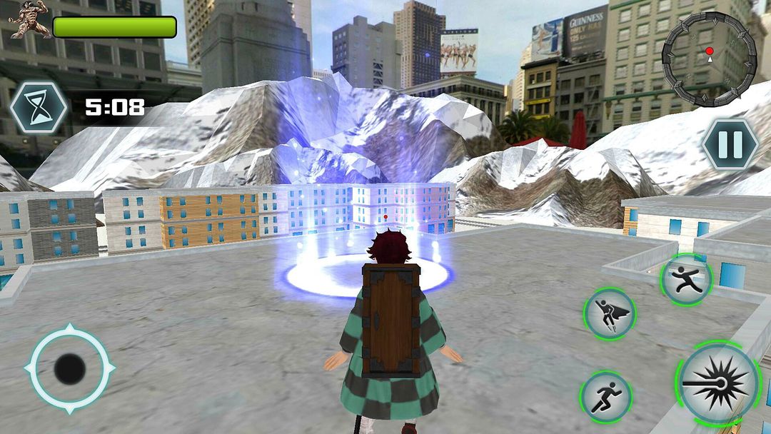 Tanjiro Battle Of Demon slayer screenshot game