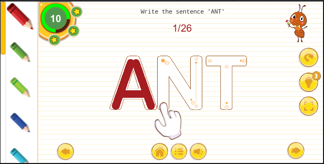 Learning Through Painting Game Screenshot