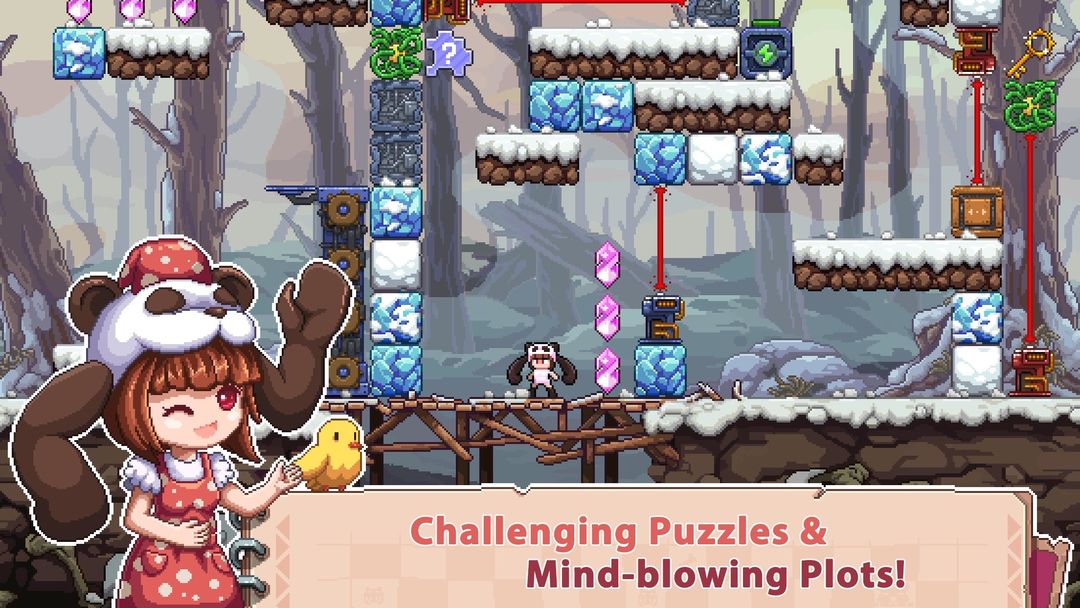 Rehtona - Super Jump Pixel Puzzle Game ภาพหน้าจอเกม
