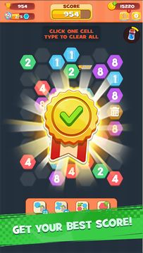 Number Hexa Block - Merge Game Game Screenshot