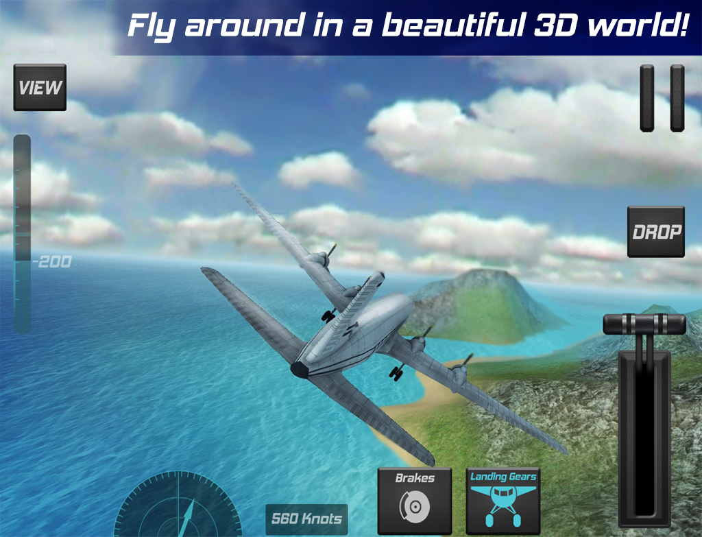 Real Pilot Flight Simulator 3D 게임 스크린샷