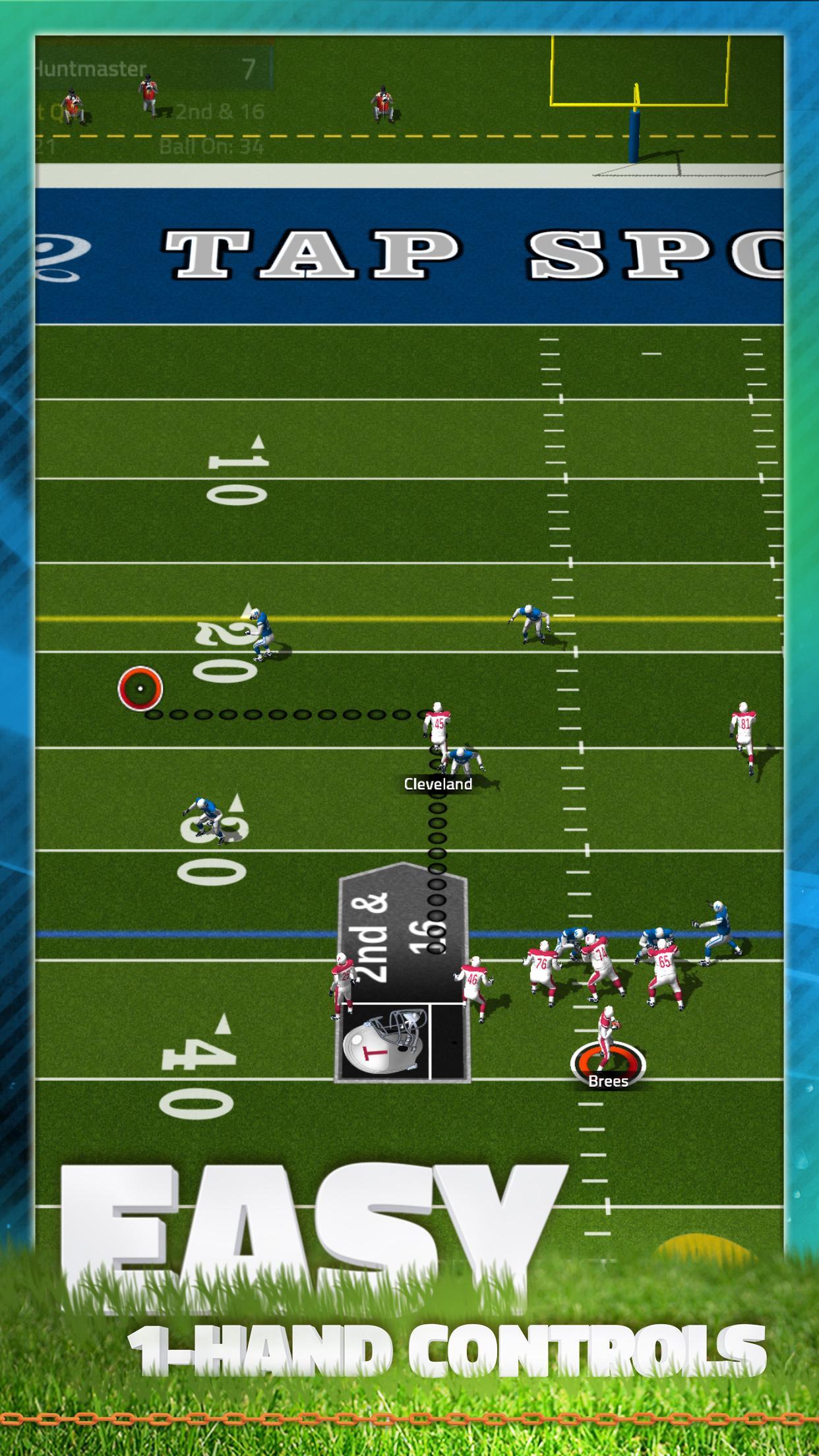 TAP SPORTS FOOTBALL 2016 Game Screenshot