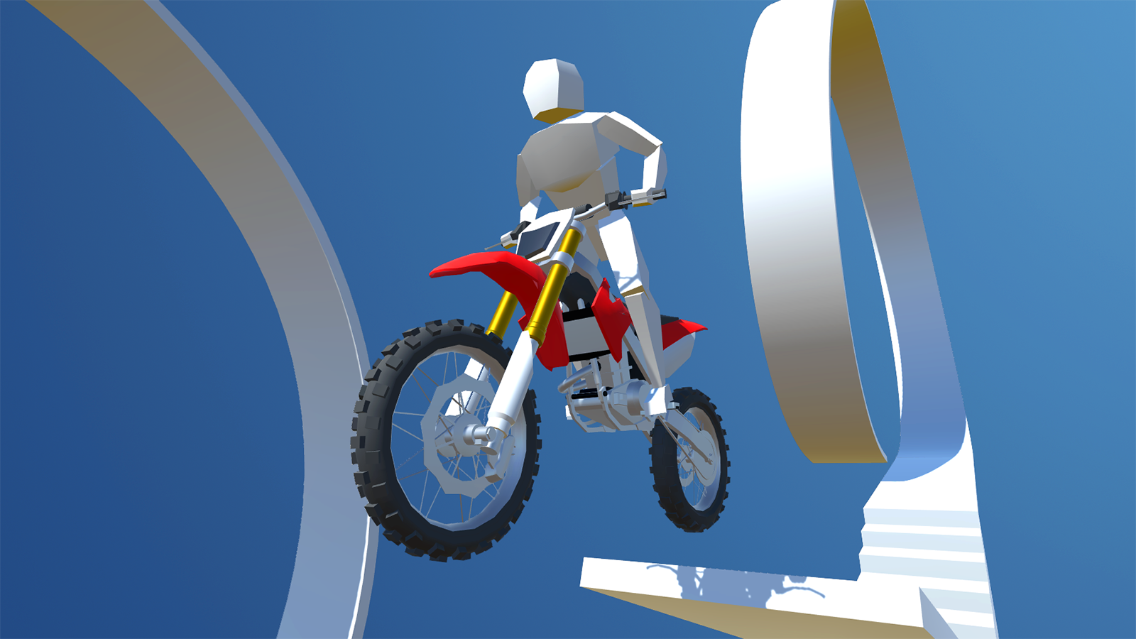 Motocross Stunt Trial Game Screenshot