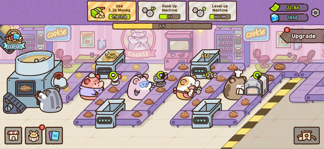 Pabrik kue hamster screenshot game