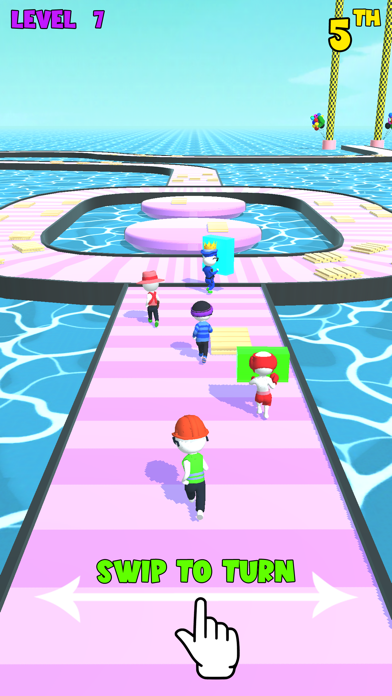 Fun Race 3D Game : Bridge Race Game Screenshot