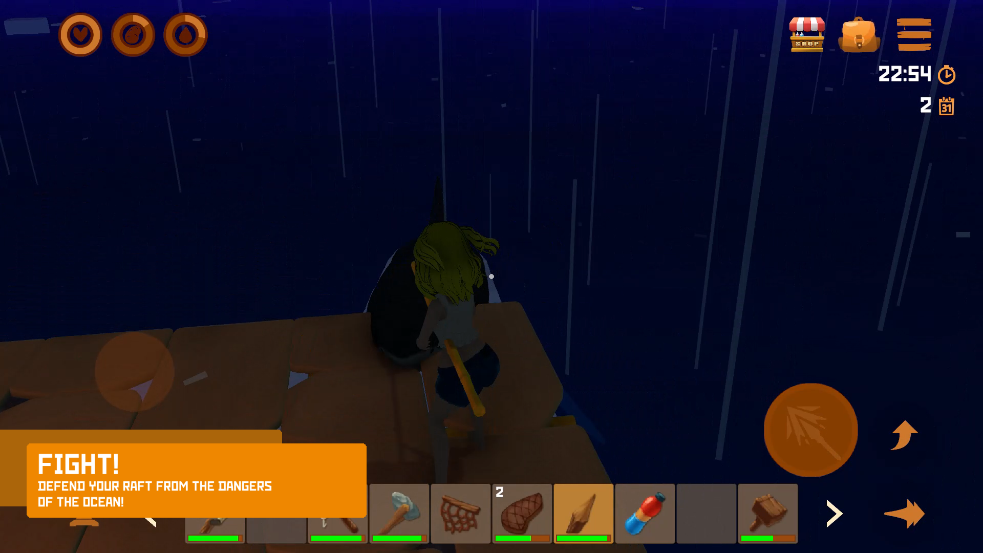 Screenshot of Raft Survival: Rising Seas