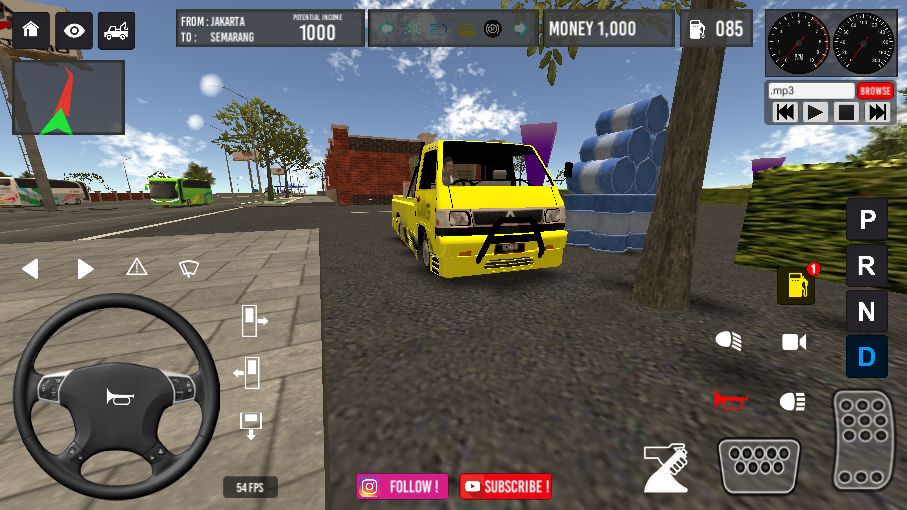 Screenshot of IDBS Pickup Simulator