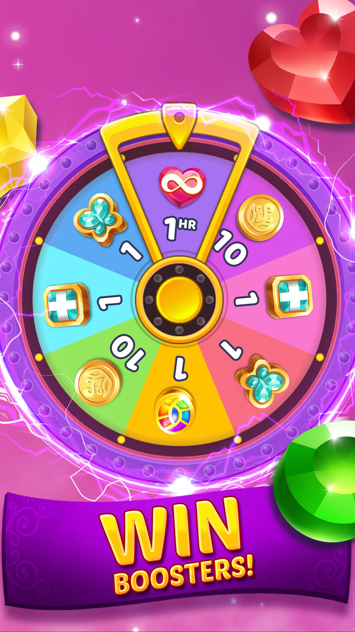 Genies & Gems - Match 3 Game Game Screenshot