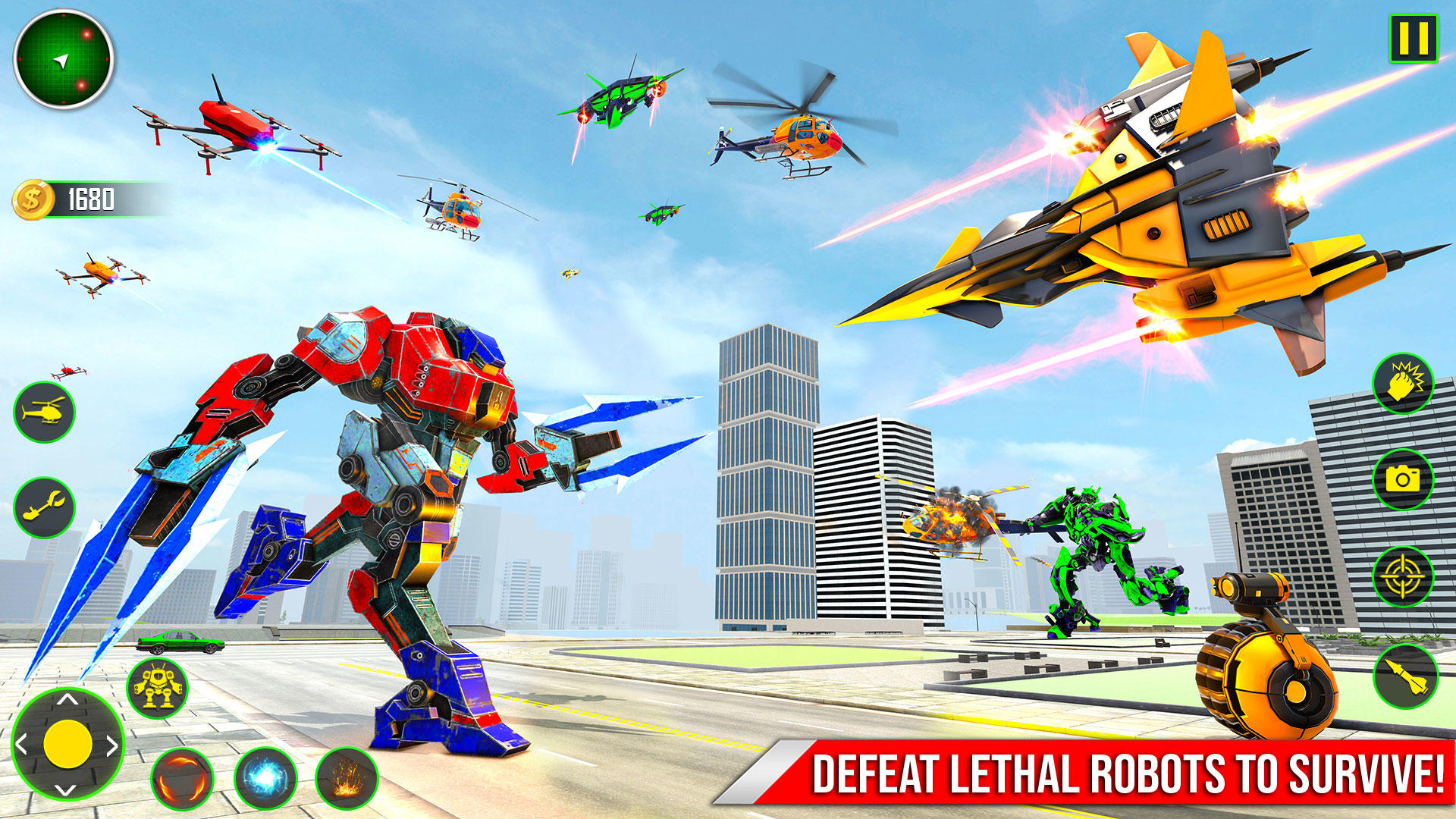 Air Robot Game - Flying Robot Game Screenshot
