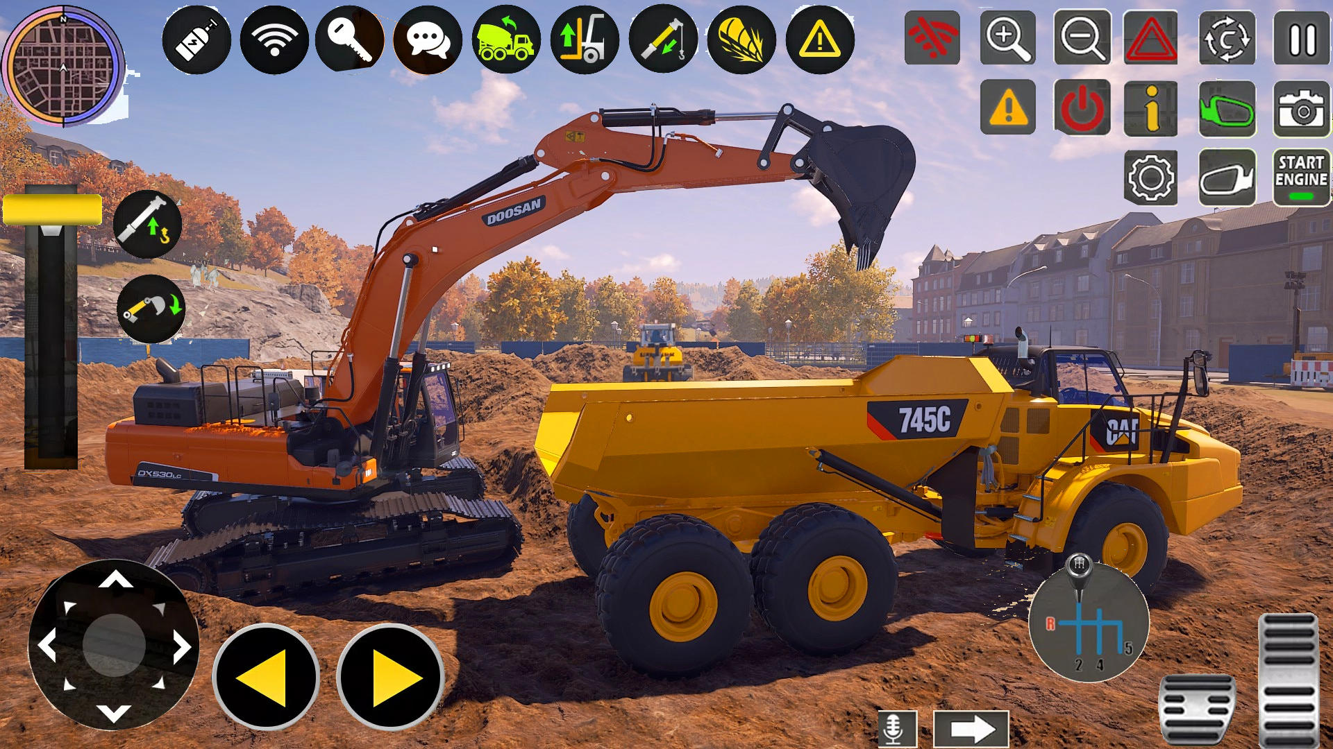 JCB Games 3d 2023 Tractor Game 게임 스크린 샷