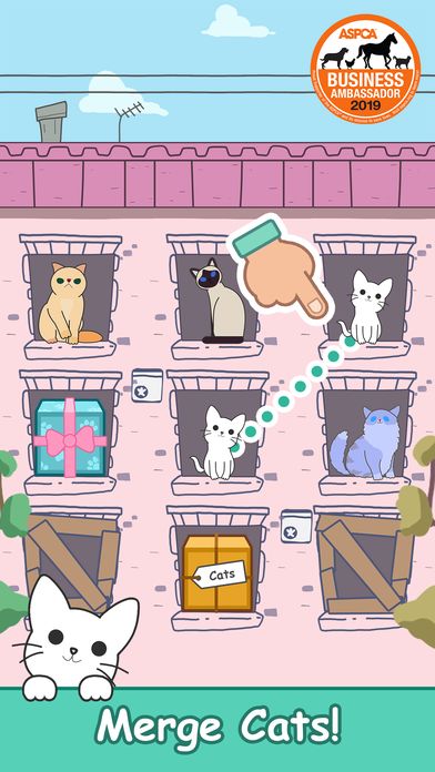 Cats Tower - Merge Kittens! ภาพหน้าจอเกม