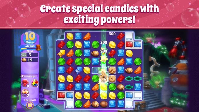 Screenshot of Wonka's World of Candy Match 3