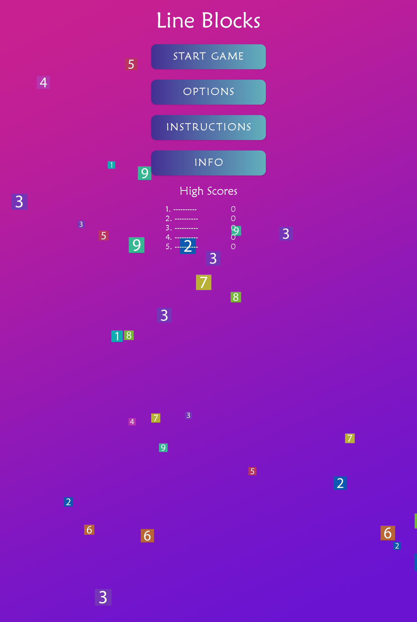 Line Blocks Game Screenshot