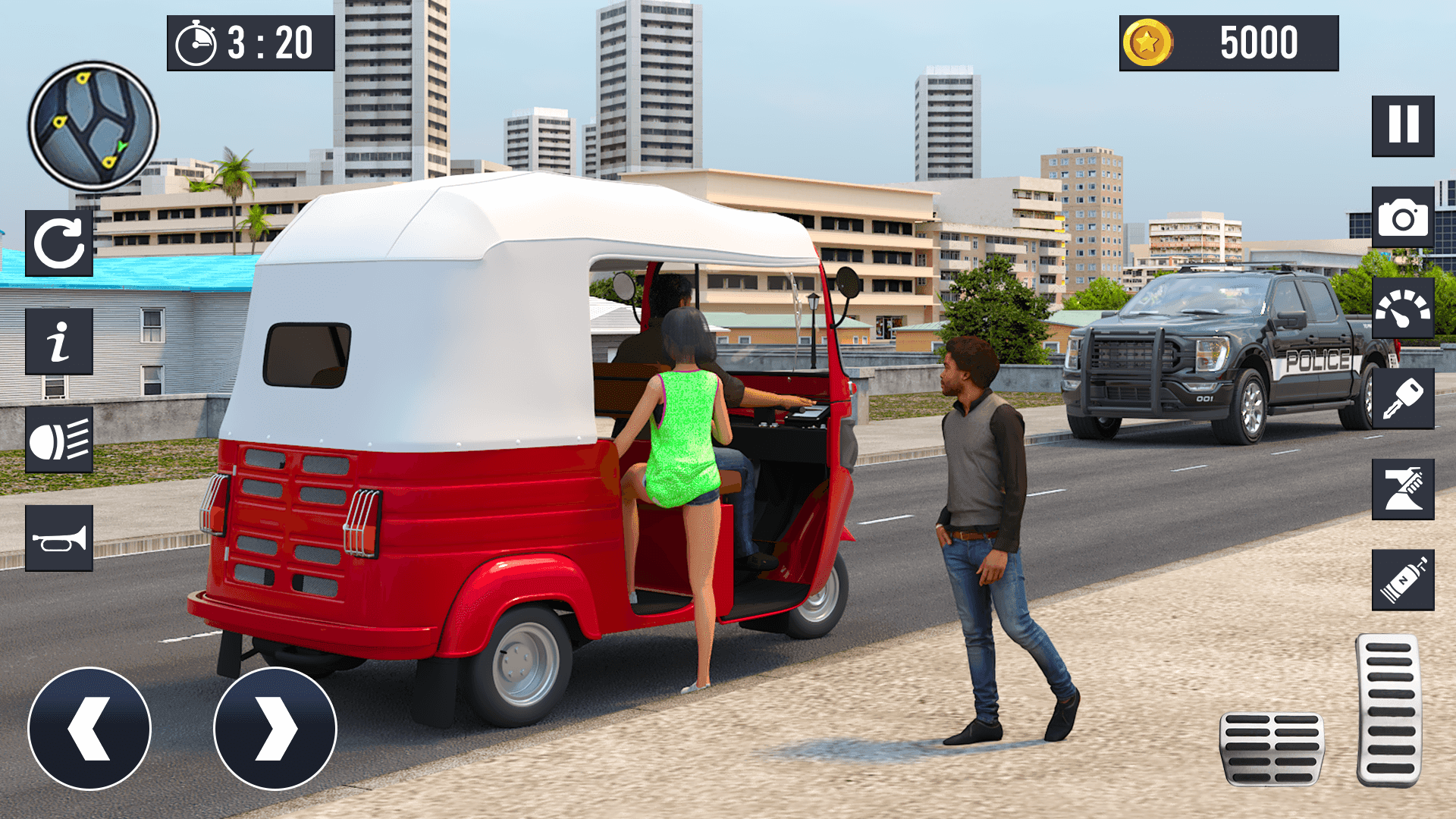 Cuplikan Layar Game Rickshaw Driver Tuk Tuk Game