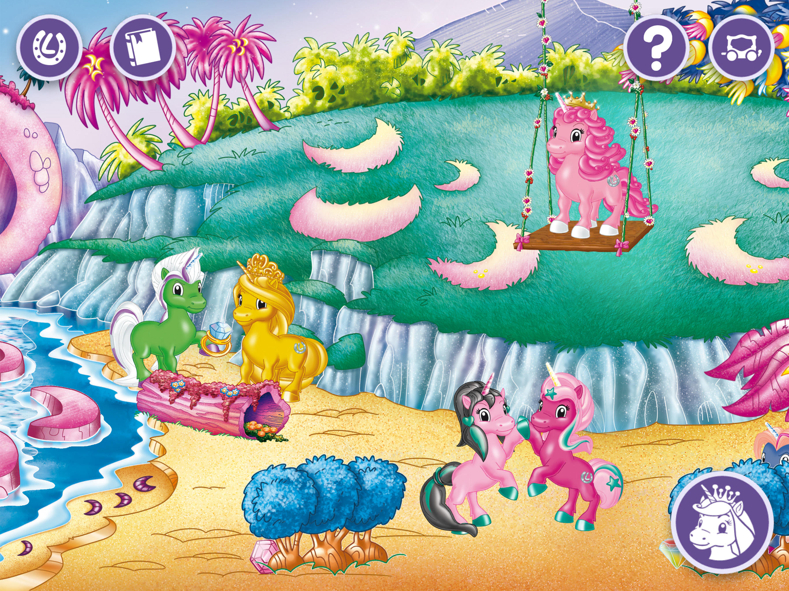 Captura de Tela do Jogo Lissy PONY Magical Adventures