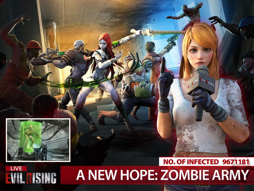 Evil Rising: Zombie Warriors screenshot game