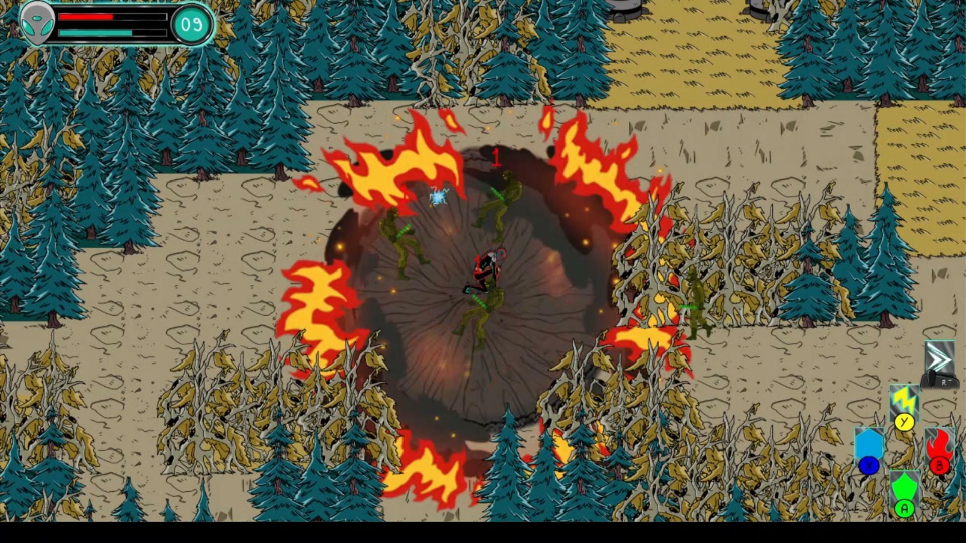 Comet Alpha Rescue Game Screenshot