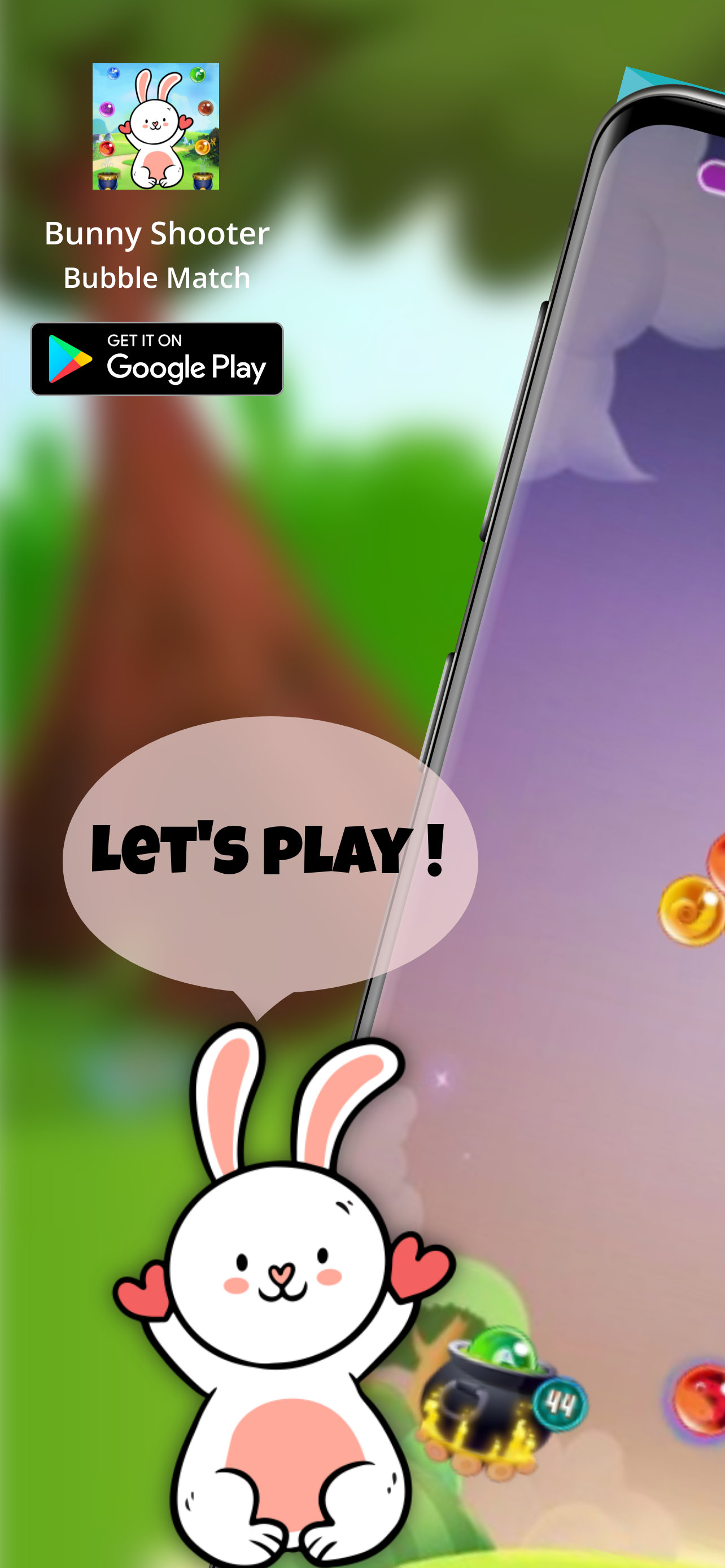Bunny Shooter - Bubble Match Game Screenshot