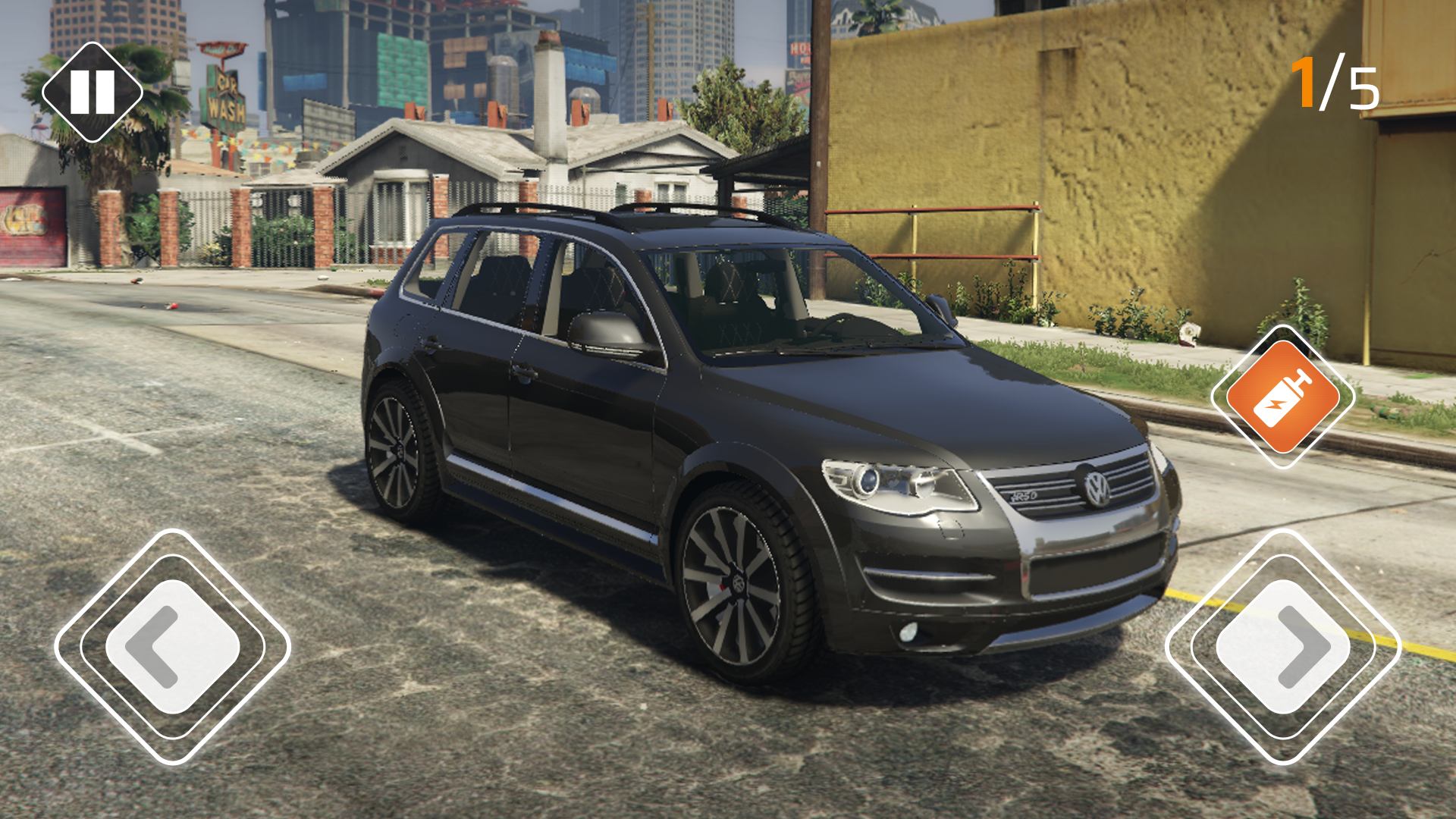 Cuplikan Layar Game VW Touareg SUV Car Simulator