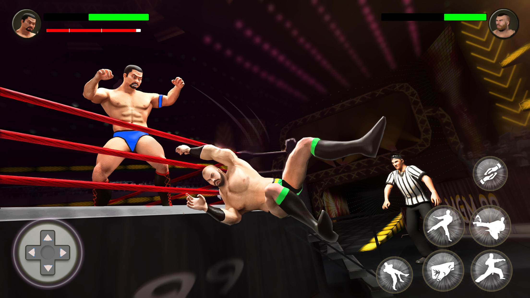 PRO Wrestling Fighting Game ภาพหน้าจอเกม