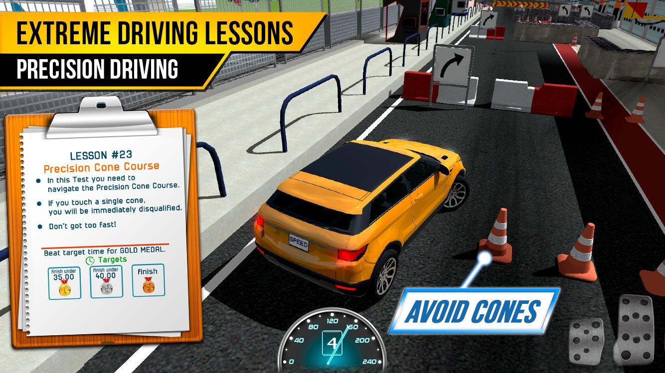 Driving School Test Car Racing遊戲截圖