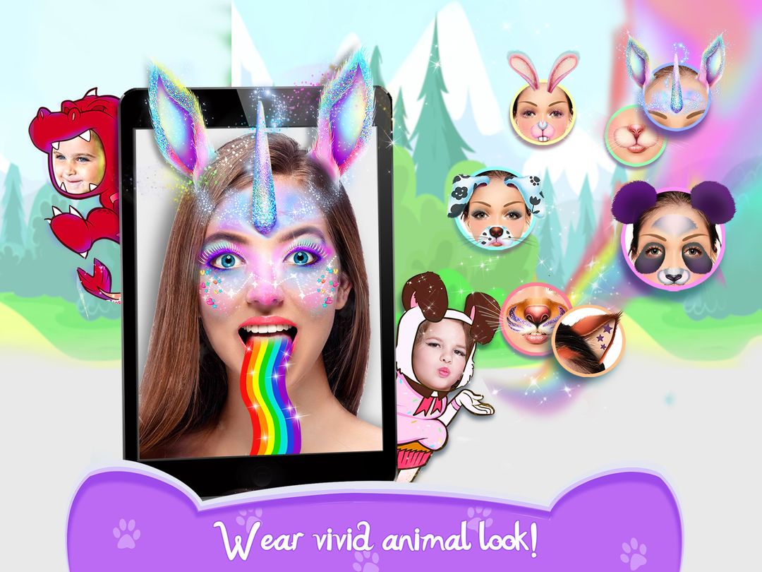 Crazy Animal Selfie Filters screenshot game