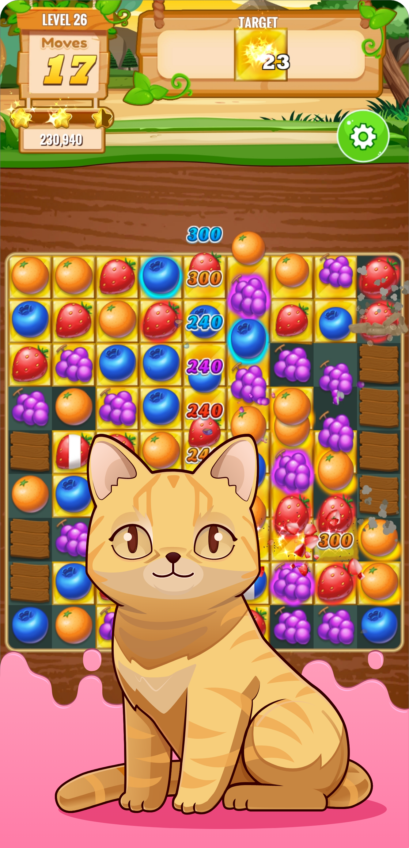 Screenshot 1 of Permainan Shero Sweet Fruit Match 3 1.0