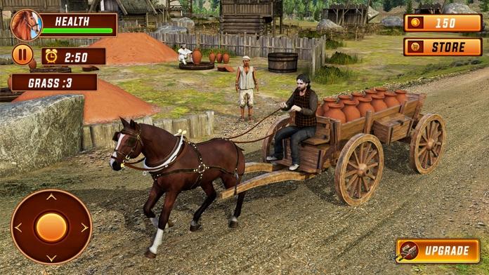 Cuplikan Layar Game Horse Tales - Cart Transport