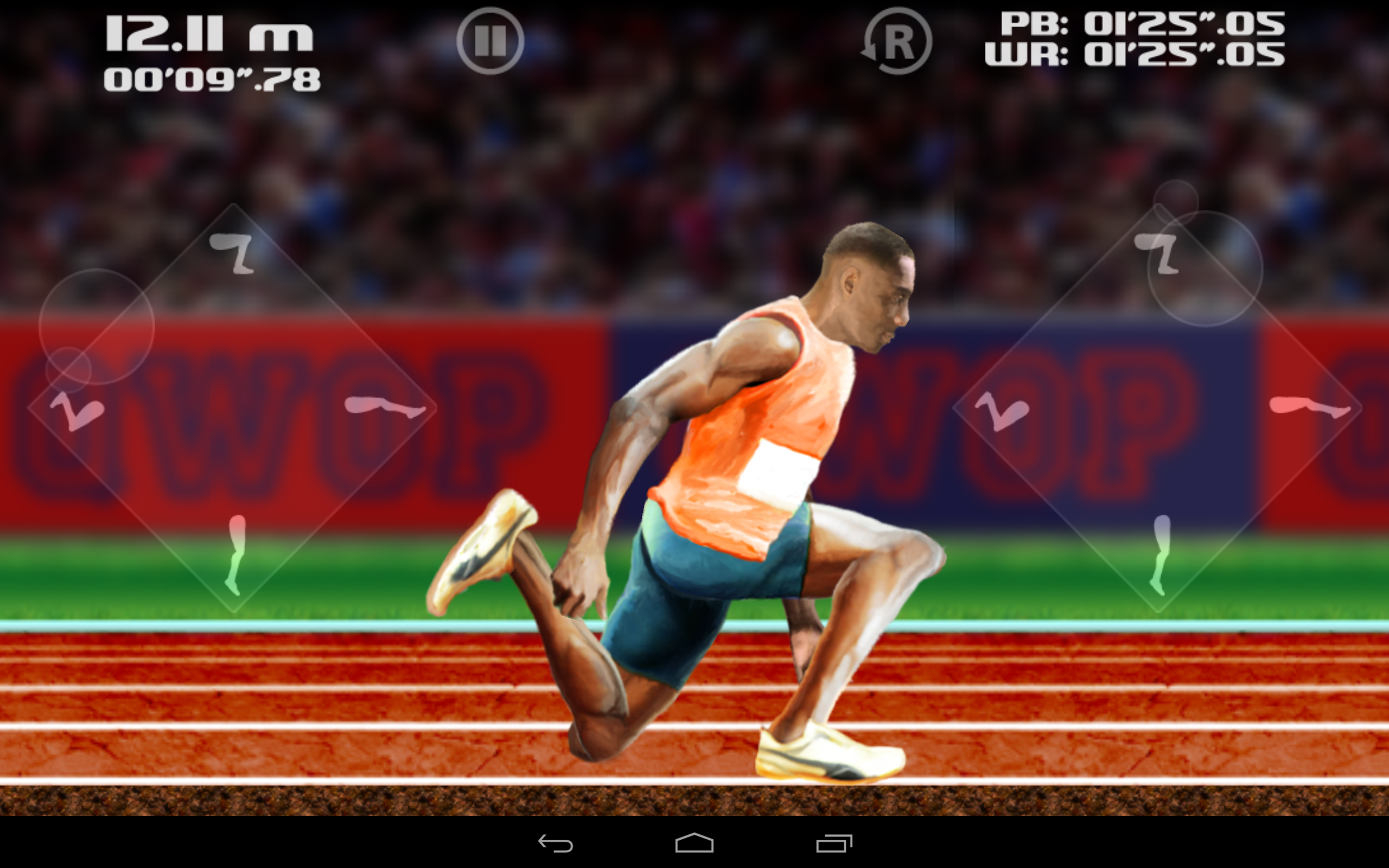 QWOP Game Screenshot
