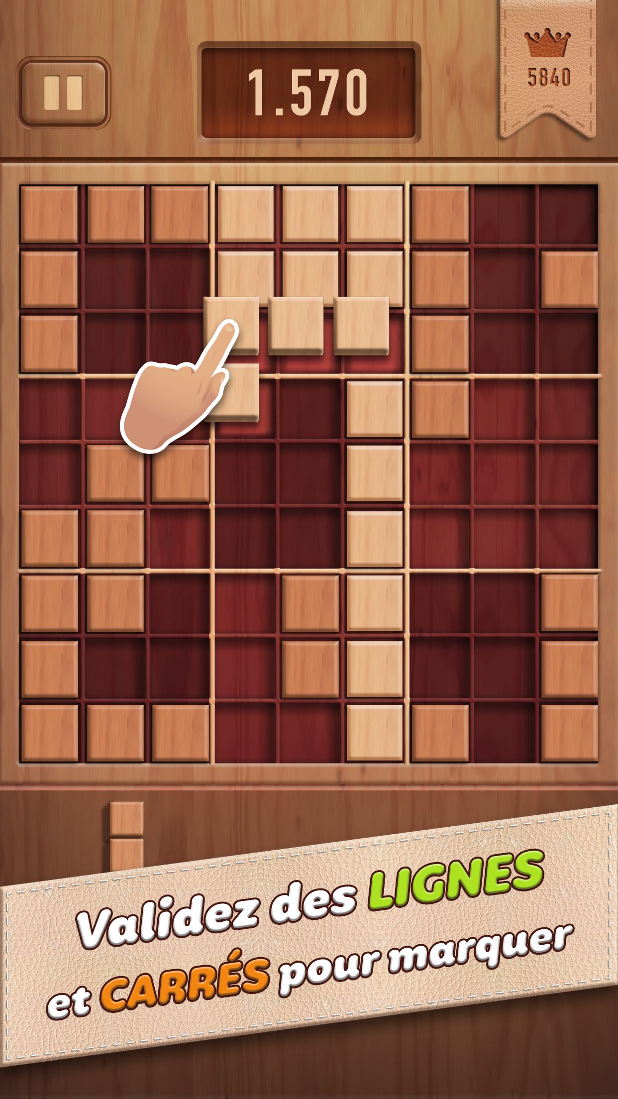 Screenshot 1 of Woody 99 - Sudoku de blocs 2.2.0