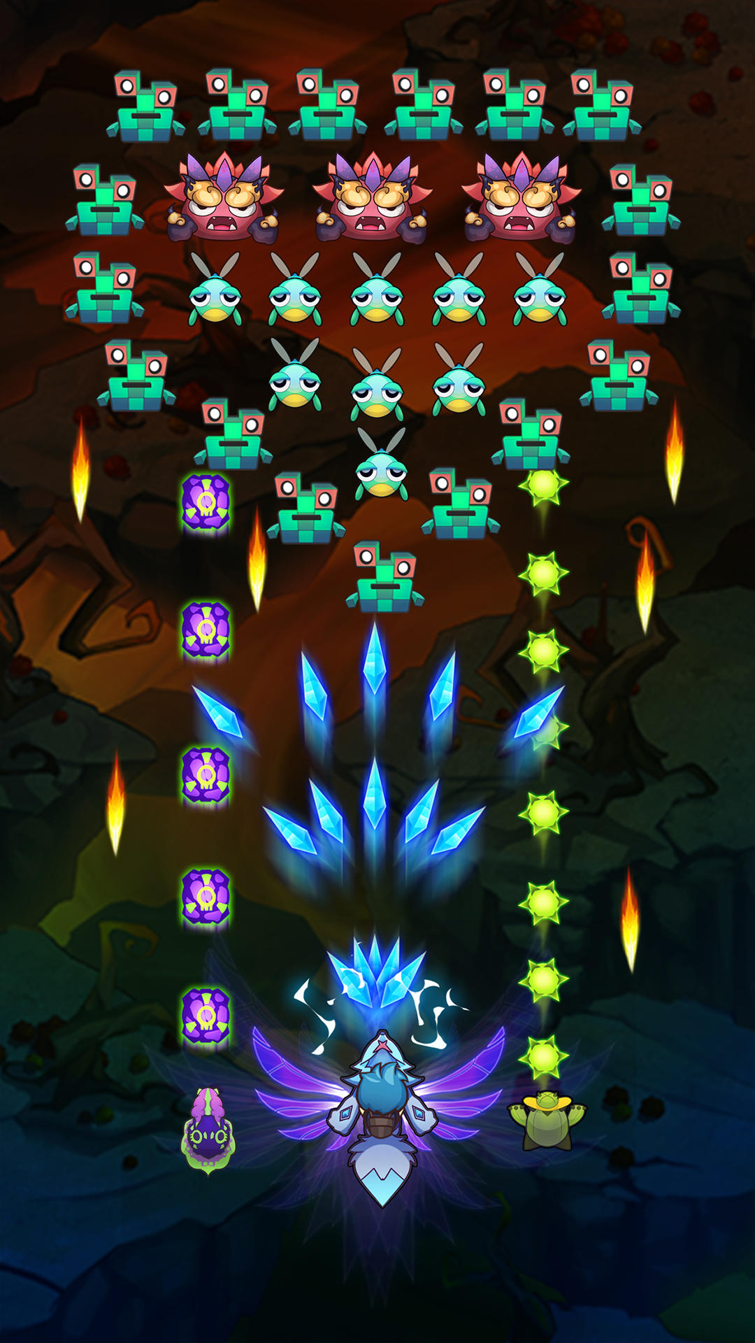 天空冠軍：銀河太空射擊遊戲，怪物進化 遊戲截圖