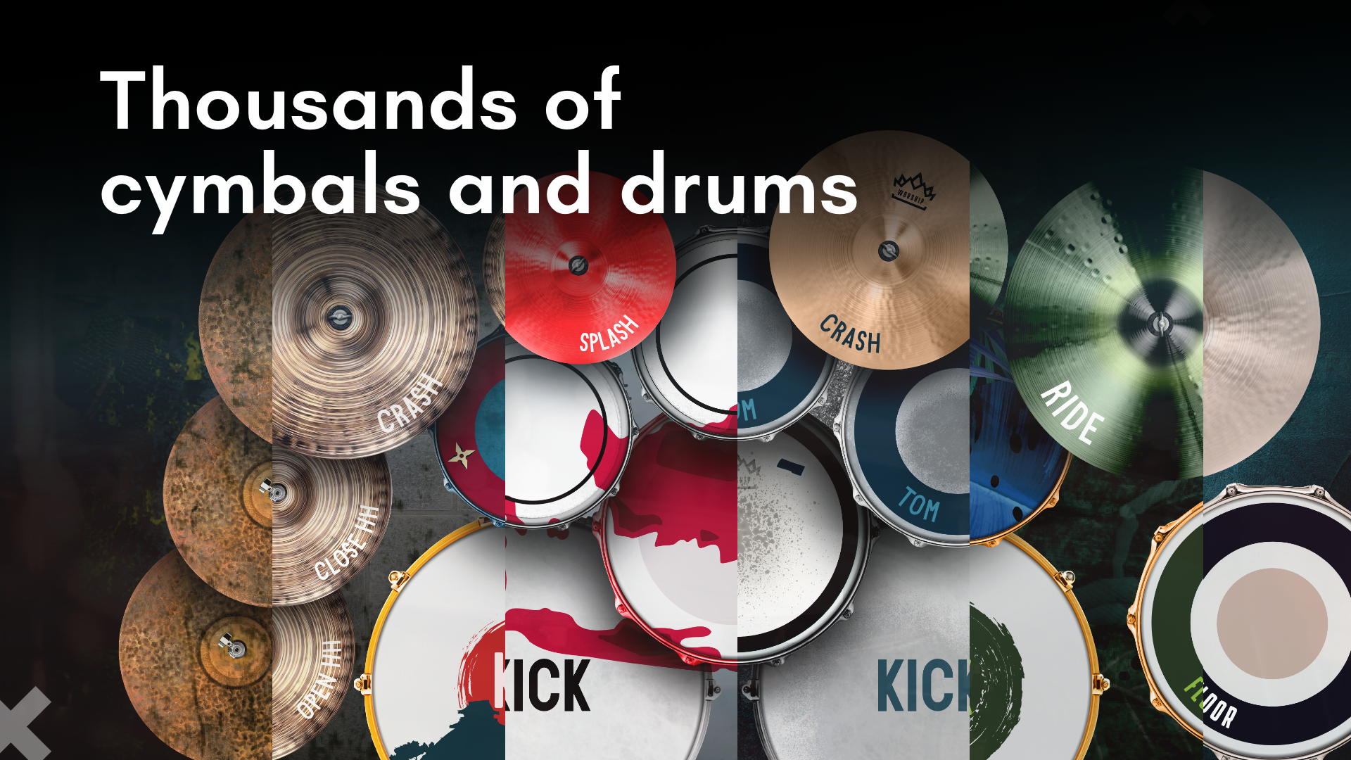 Real Drum electronic drums set Game Screenshot