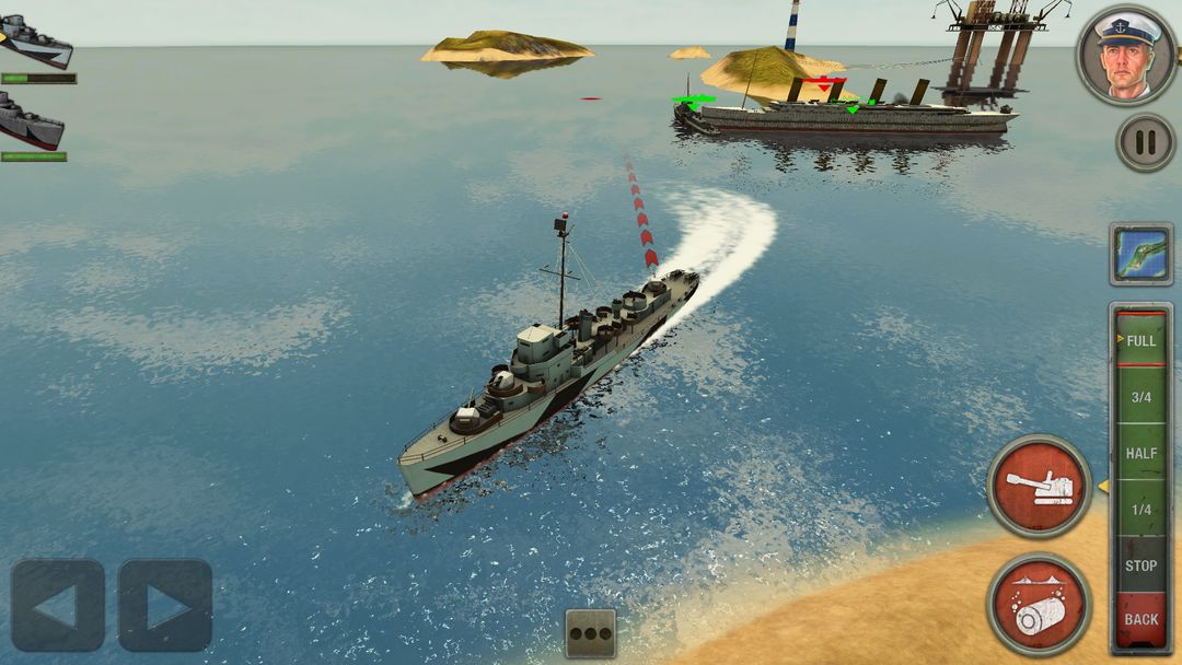 Screenshot of Enemy Waters : Submarine and W