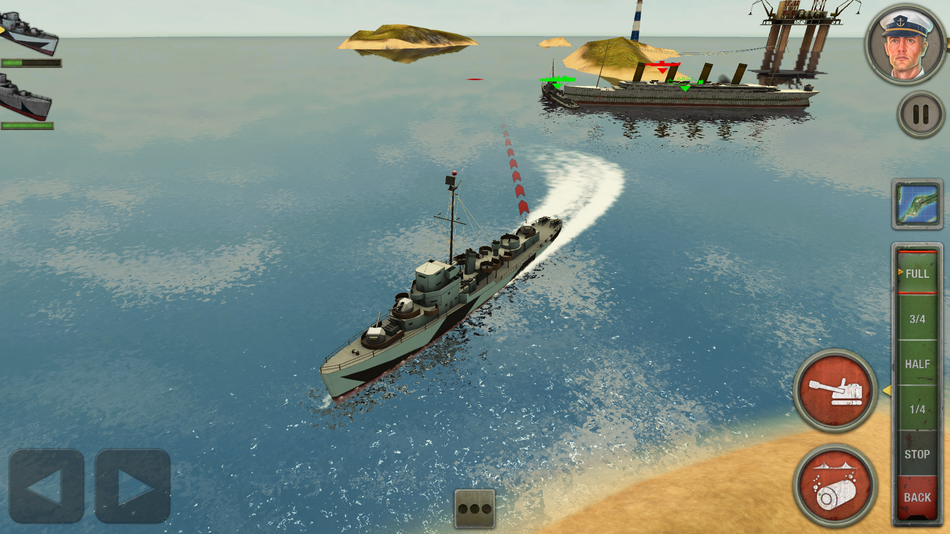 Enemy Waters : Submarine and W Game Screenshot