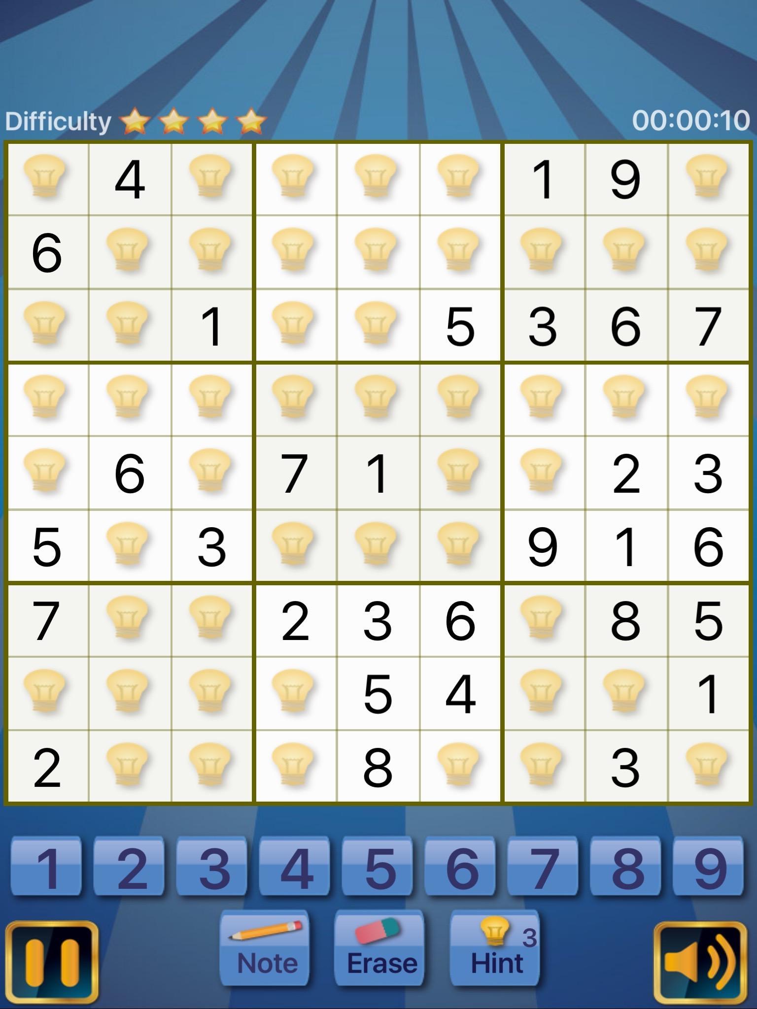 Sudoku - The Way of Kings Game Screenshot