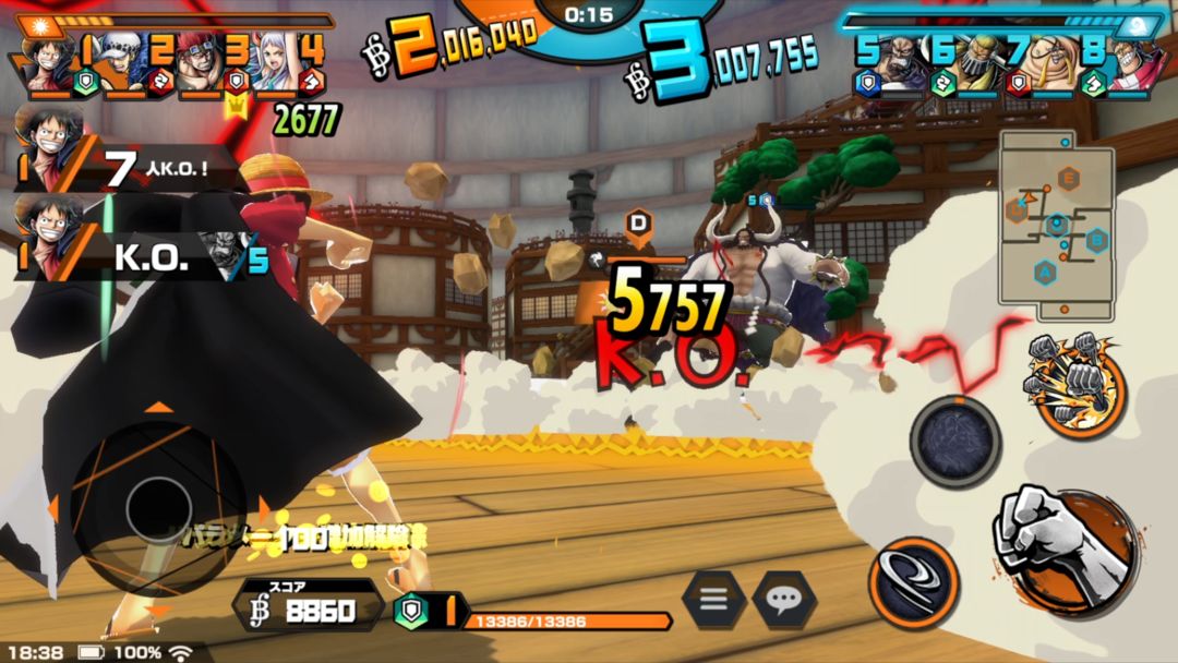 ONE PIECE Bounty Rush ภาพหน้าจอเกม