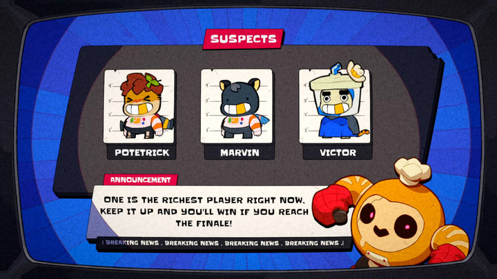 Eat the Rich: Greed Games Game Screenshot