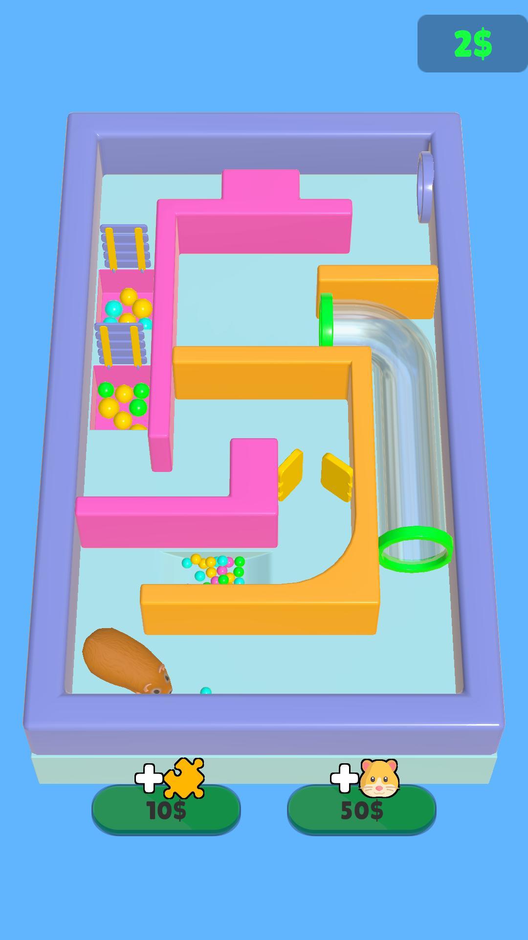 Hamster Maze Idle ภาพหน้าจอเกม