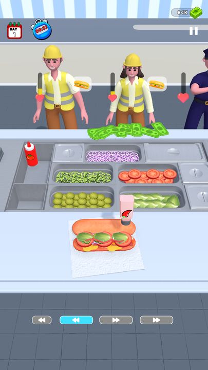 Captura de Tela do Jogo Savory Sprint