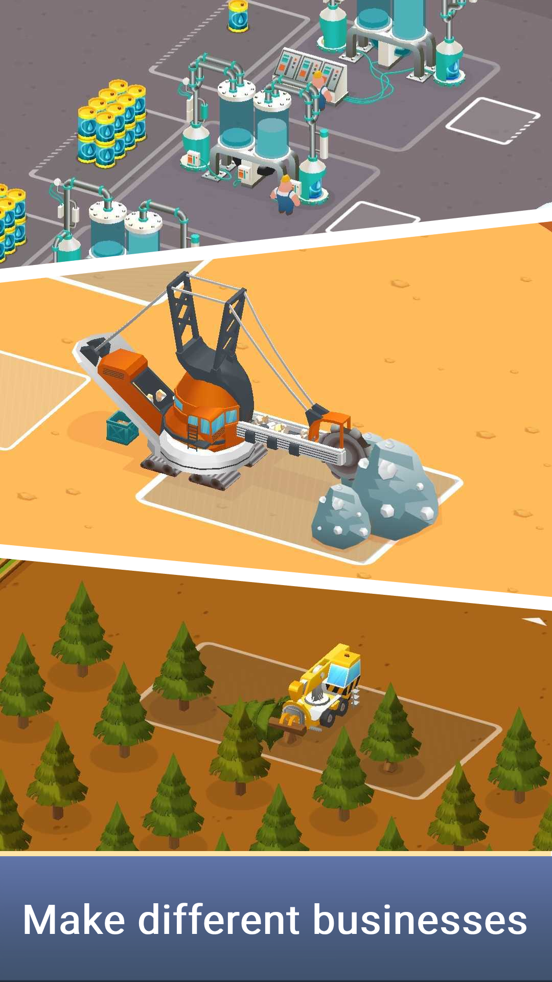 Screenshot of Giant Corp. IDLE tycoon