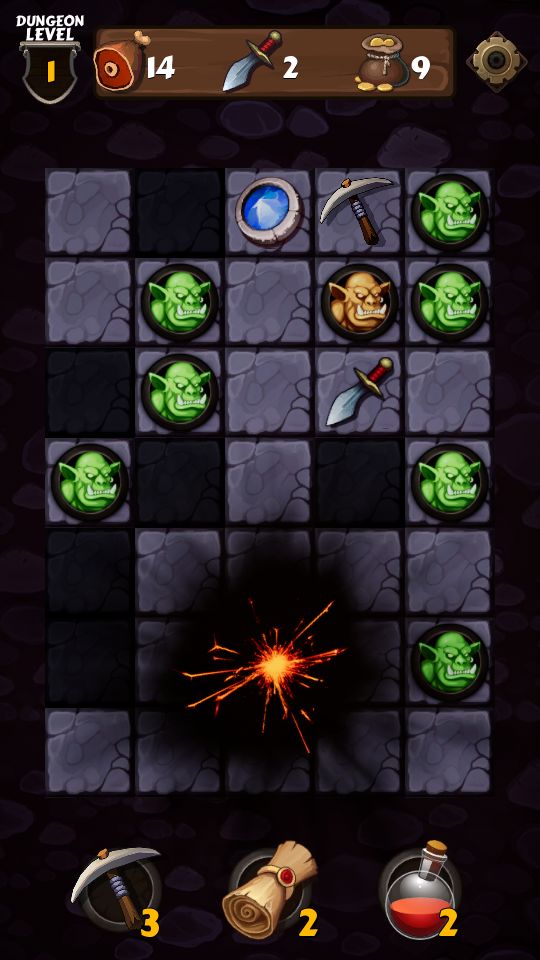 Screenshot of Vault Raider - casual dungeon crawler