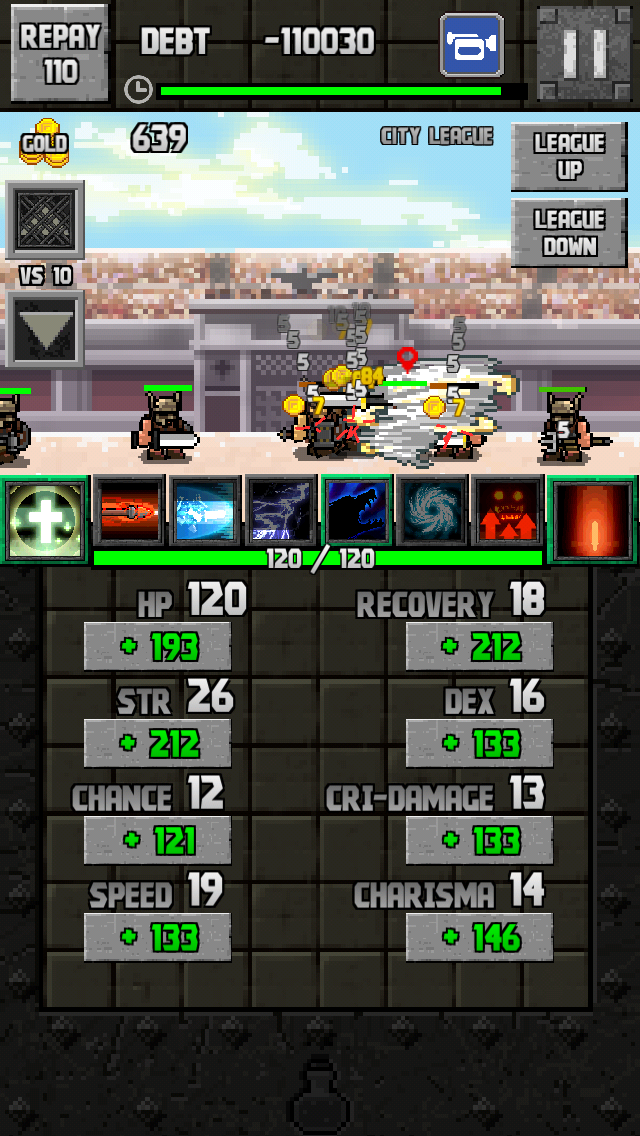 Cuplikan Layar Game Poor Gladiator