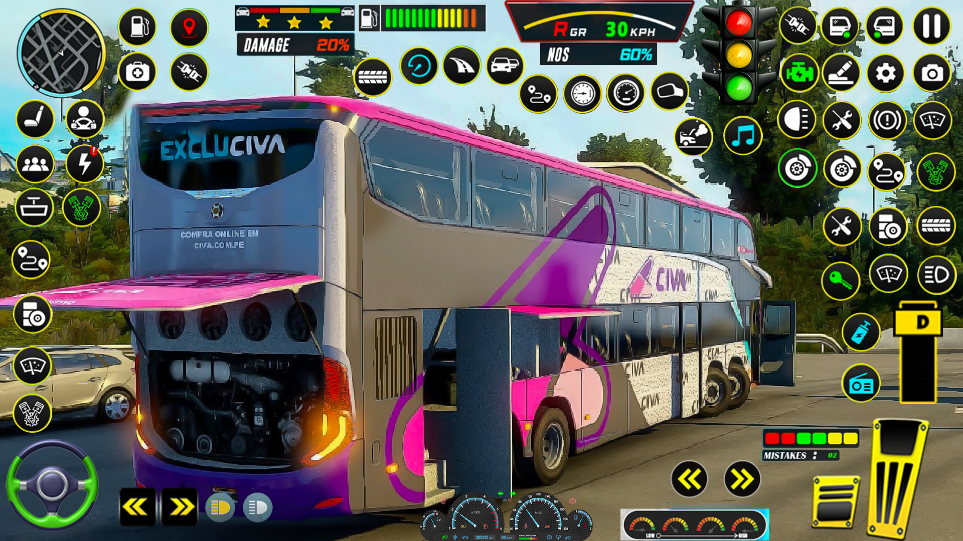 Screenshot 2 of US City Bus Game: Bus Driving 