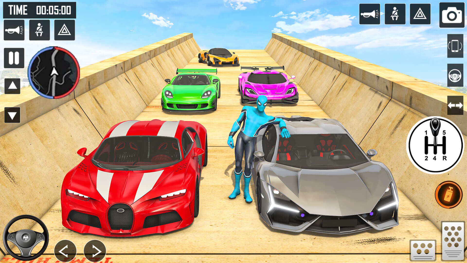 Car Stunt Racing: Car Game 3D ゲームのスクリーンショット