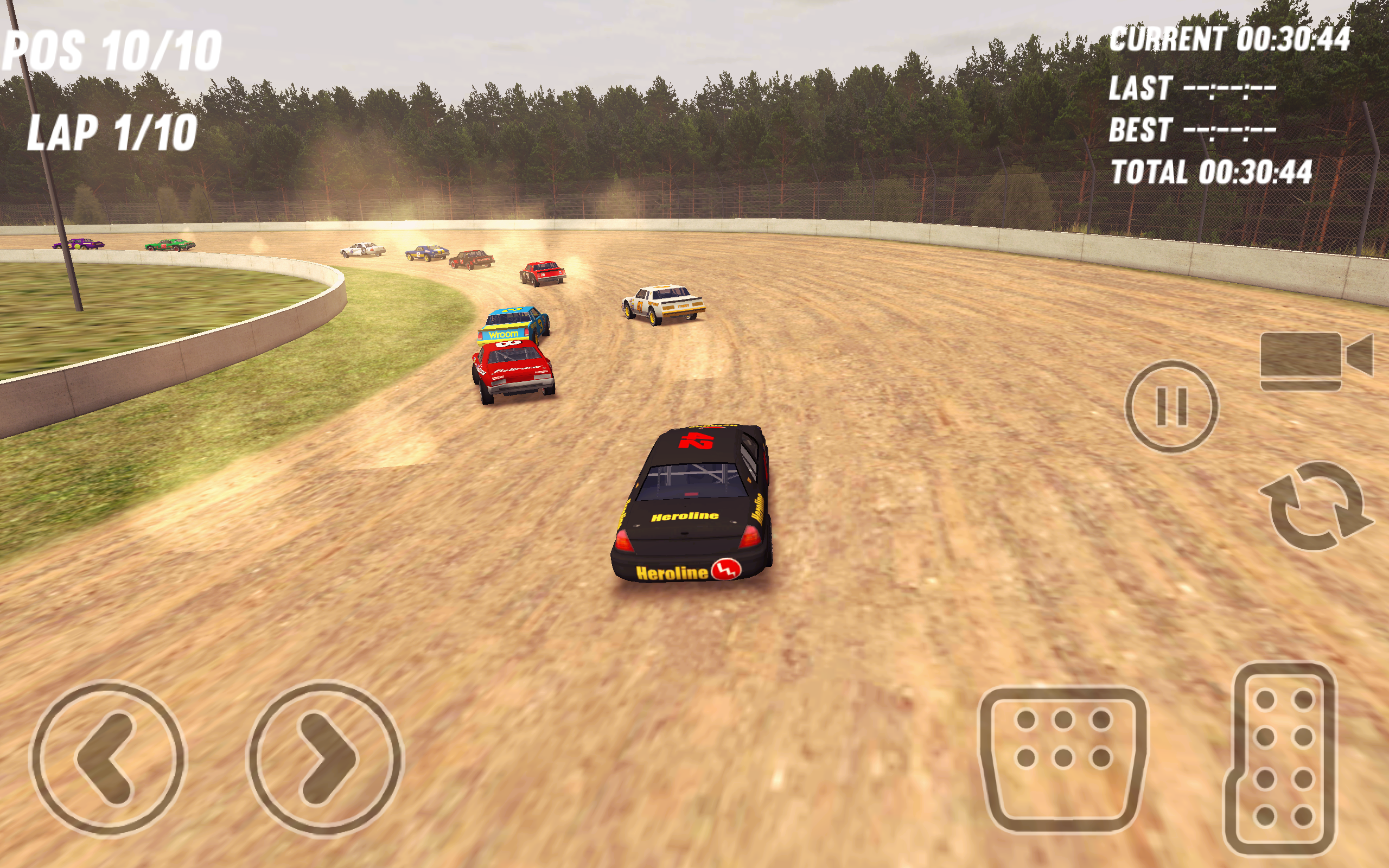 Dirt Track Stock Cars 게임 스크린 샷