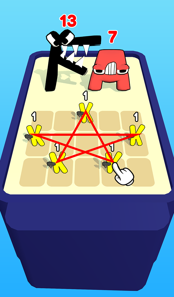 Screenshot of Merge Alphabet: Monster Fusion