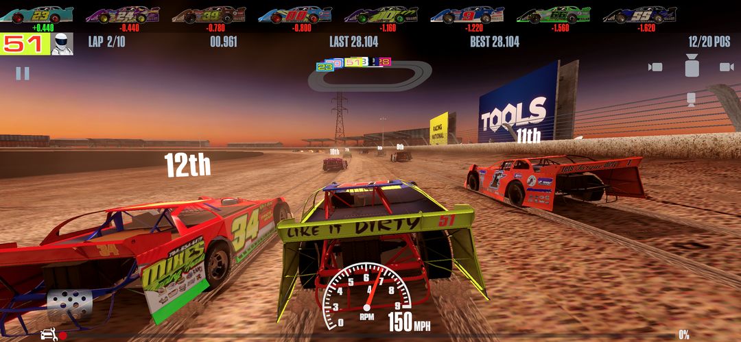 Stock Car Racing 게임 스크린 샷