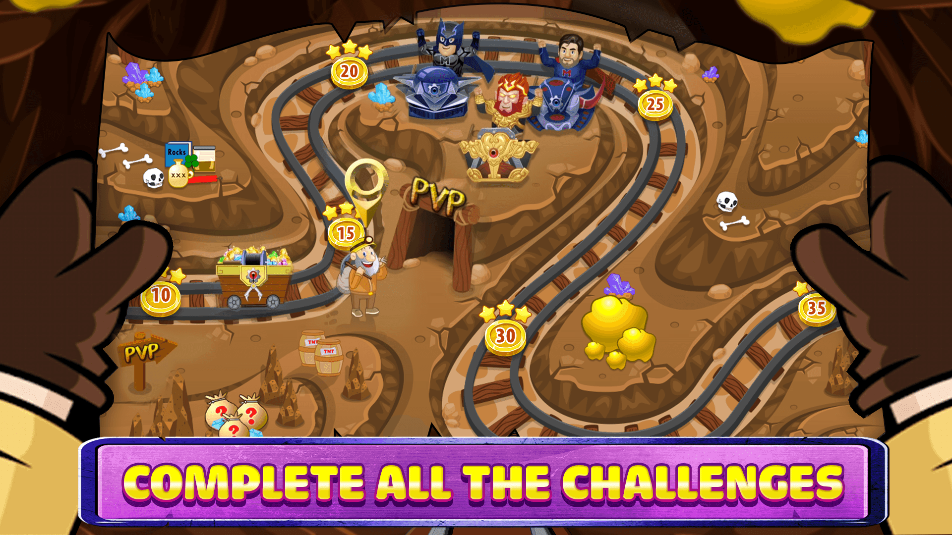 Gold Miner Classic: Gold Rush Game Screenshot