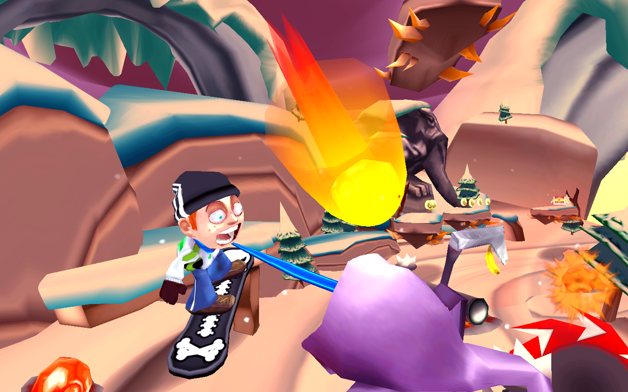 Skiing Fred Game Screenshot