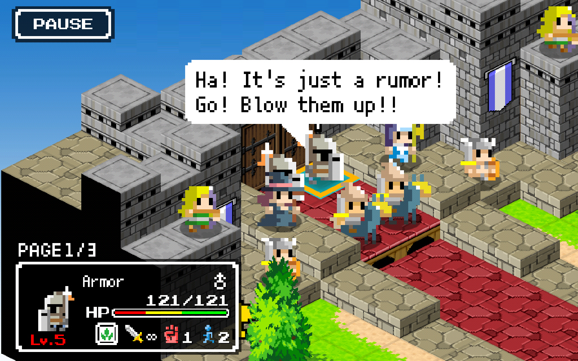 Ambition of the Slimes Game Screenshot